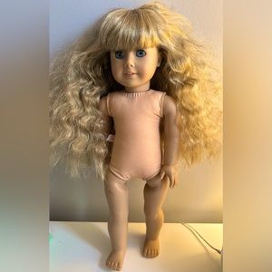 2008 Pleasant Company American Girl Doll Just Like You Blonde Blue Eyes Bangs